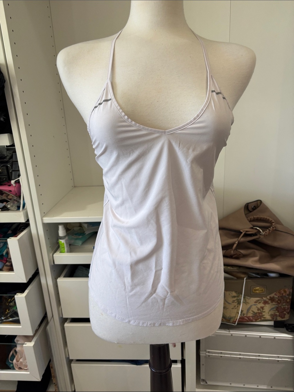 lululemon athletica Light Pink Strappy Tank Top